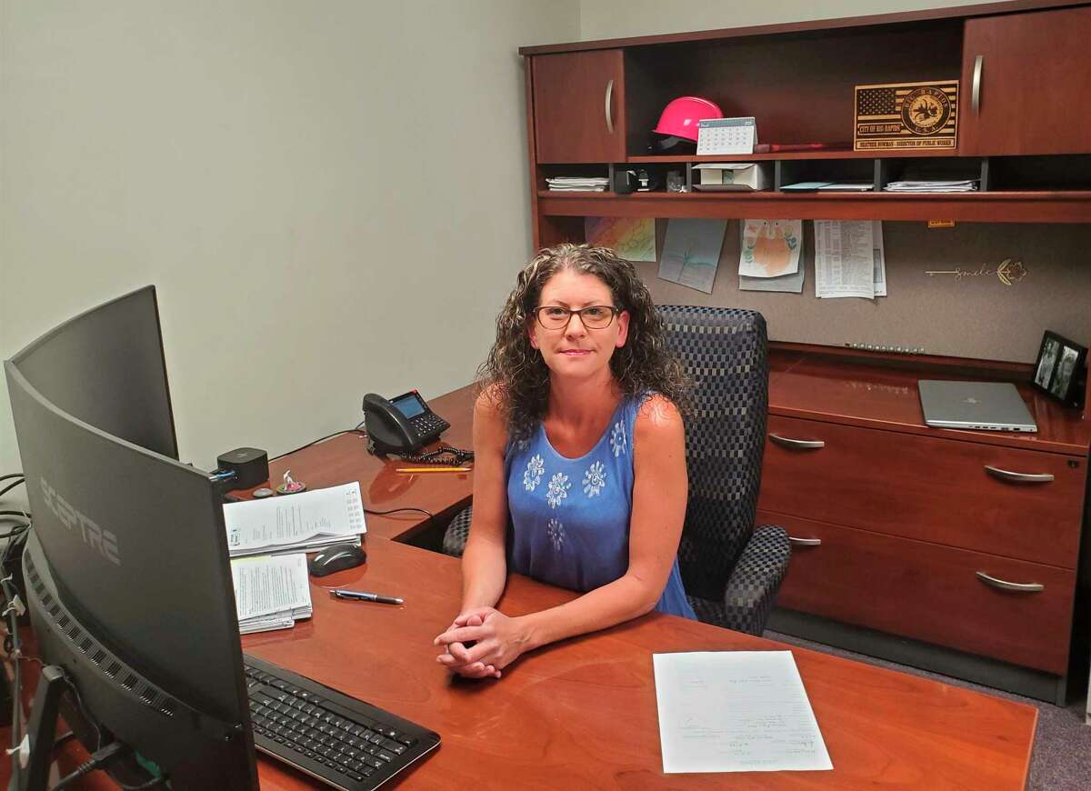 Big Rapids Public Works Director Heather Bowman said her favorite part of her job is the variety every day has to offer. (Courtesy photo)