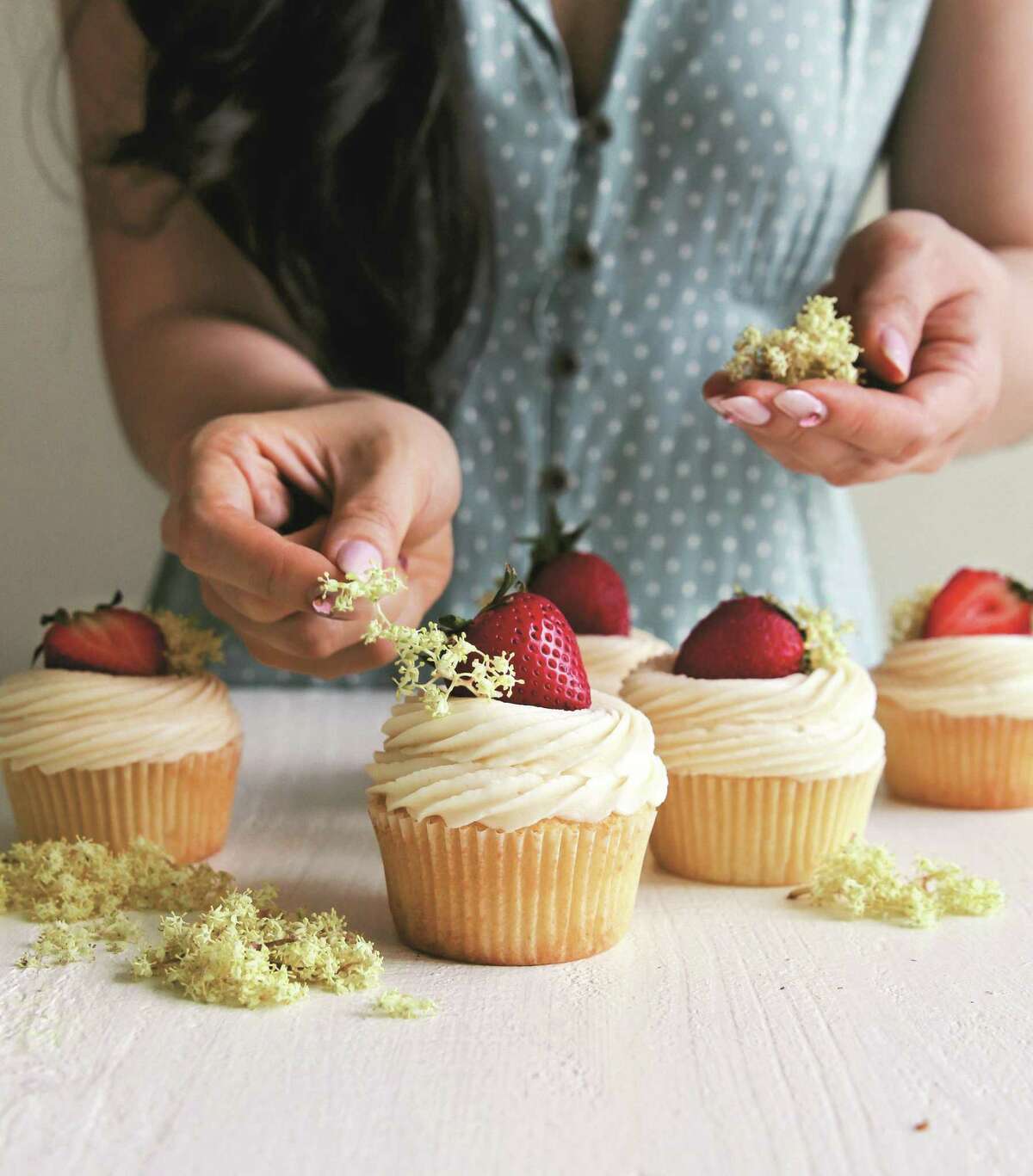 Lemon-Ricotta Cupcakes with Lemon-Elderflower Buttercream (recipe in column): Lemon and ricotta is a beautiful spring combination, and even more so when it is paired with elderflowers.