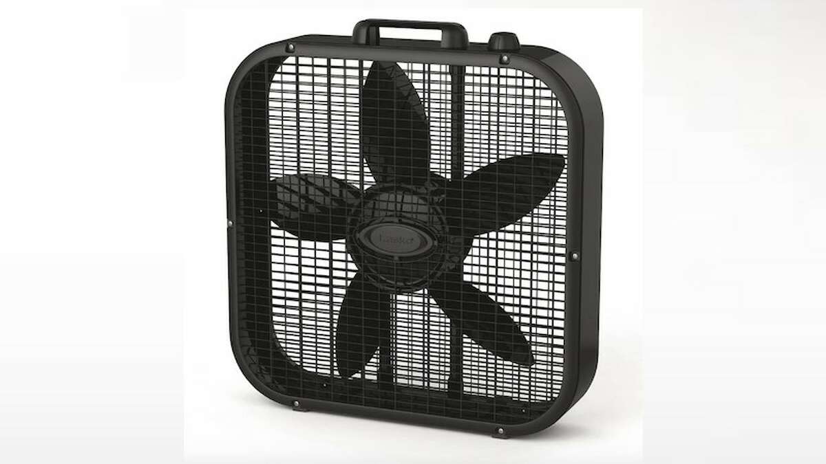 Lasko Box Fan Price: $29.99 If you're looking for a basic floor fan, this Lasko Box Fan will do the trick. It won't give you the cool that an air conditioner will, but the Lasko fan has three speeds and a quiet function feature, so it won't keep you up at night from loud whirring.
