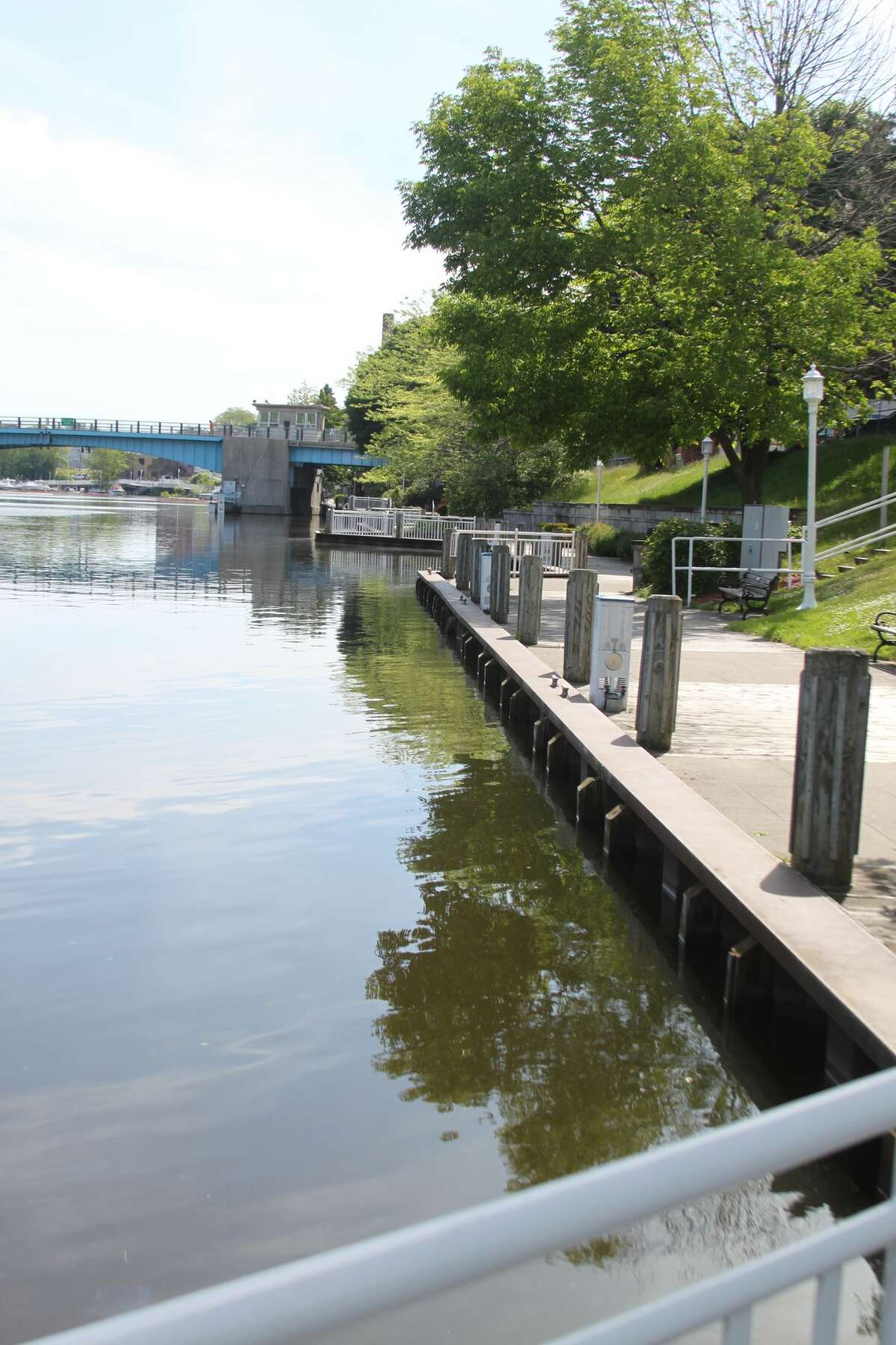 PHOTOS Manistee Lake docks underwater, rain on the way