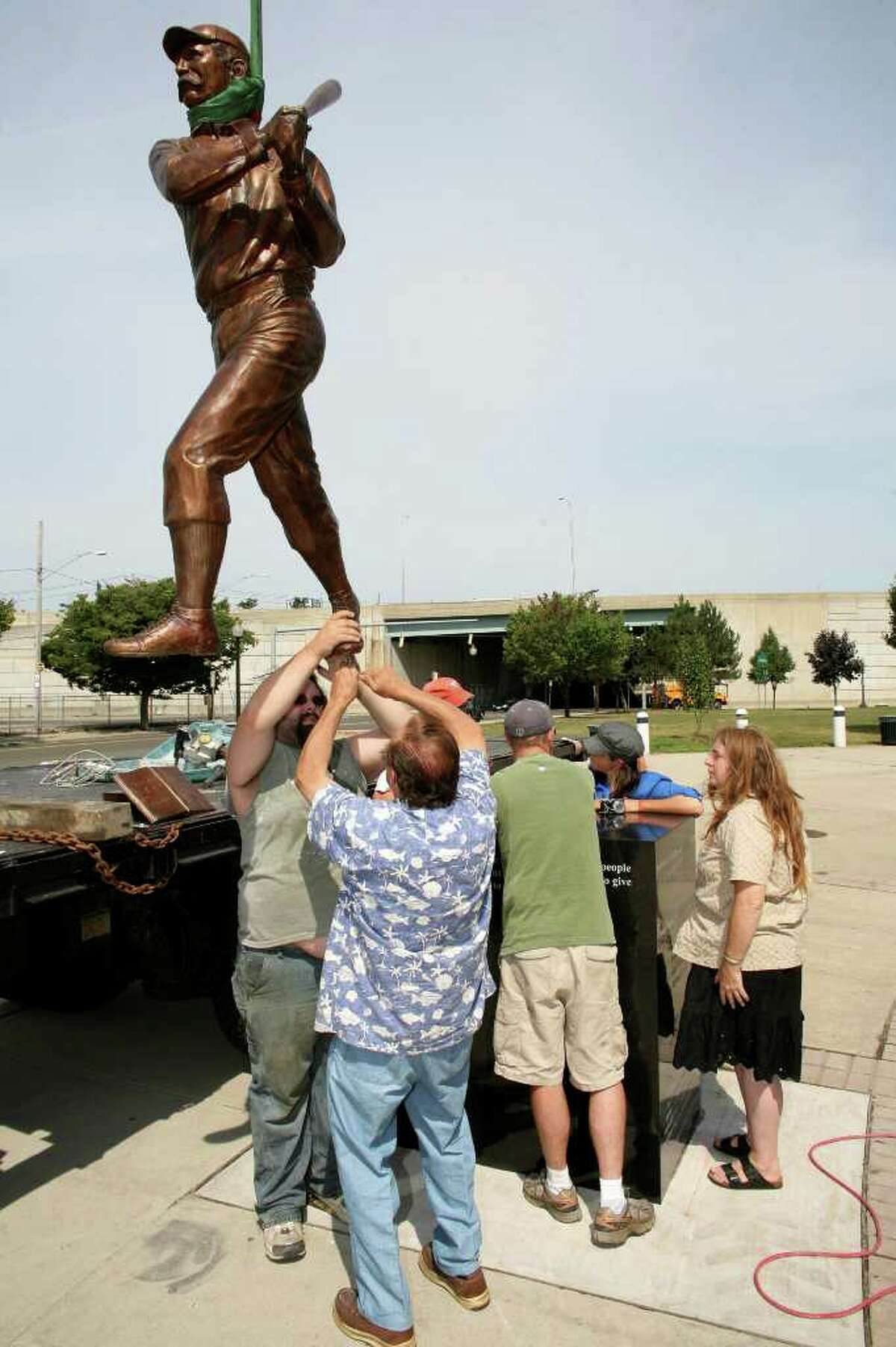 James Rouse Statue Statue of Hall of Famer James O'Rourke to be unveiled Friday at Harbor ...