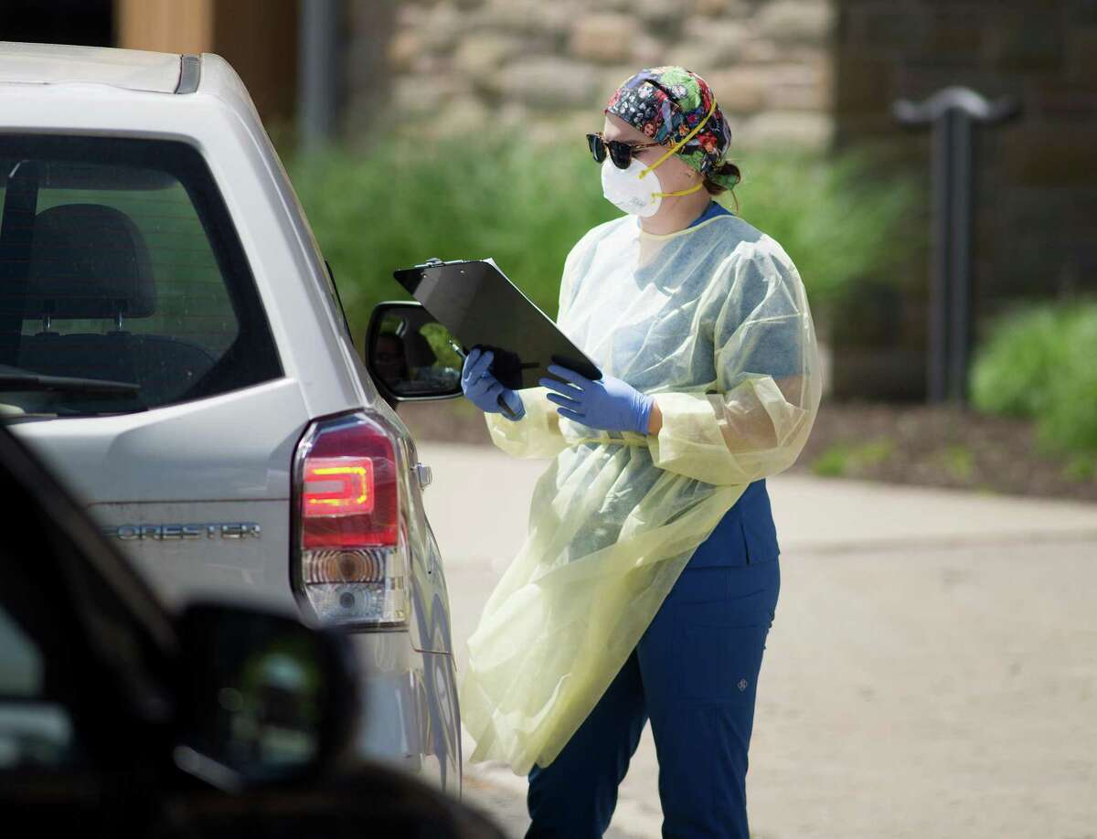 Testing for COVID-19 is offered during summer 2020 at the Ridgefield Recreation Center. Ridgefield plans a townwide Zoom on Thursday as COVID-19 cases continue to rise.