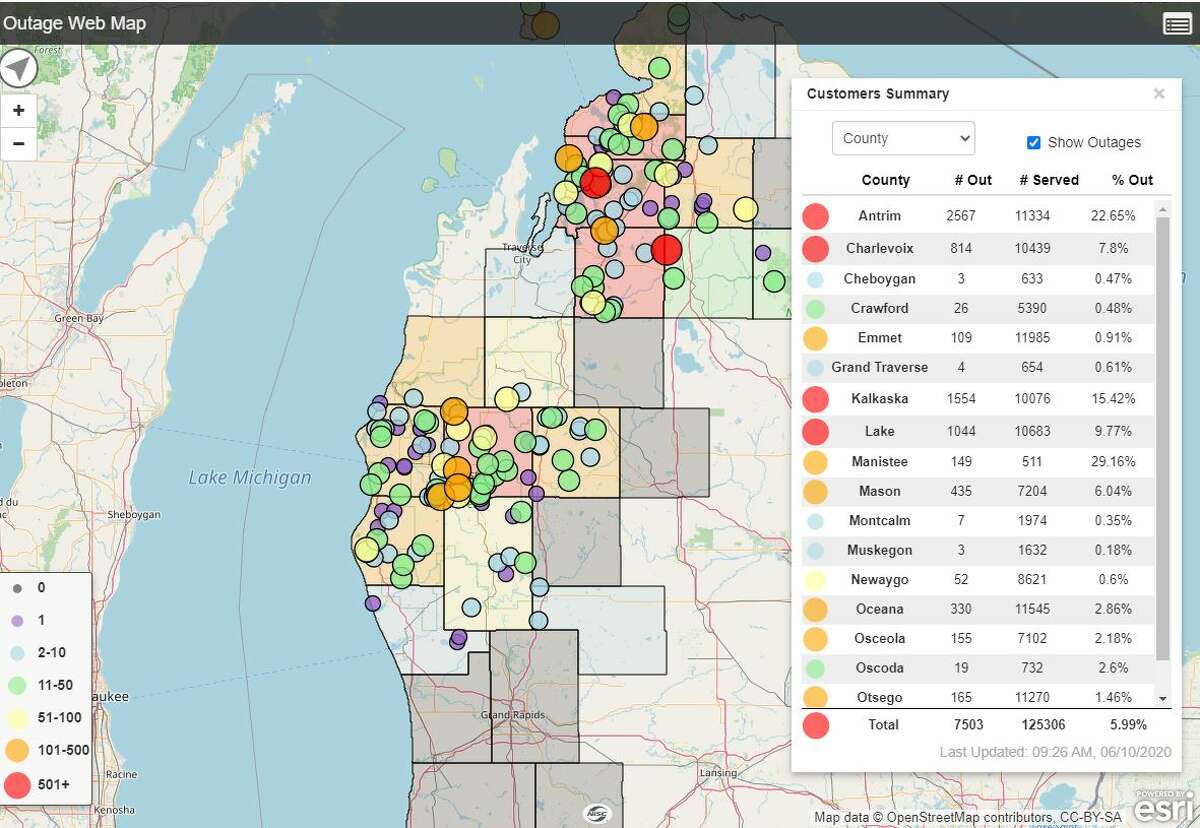 Cristobal s Remnants Impact Manistee County Residents More Than 2 400 