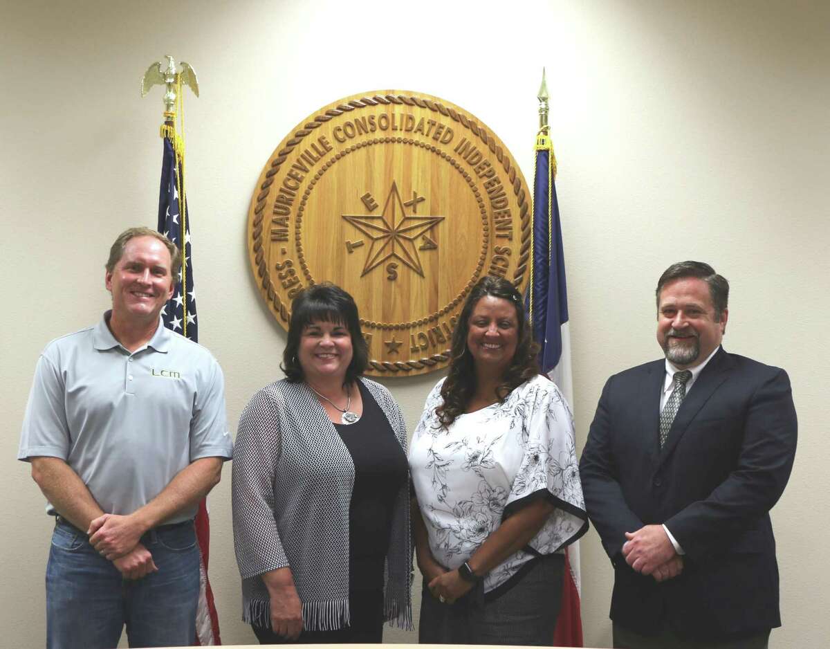 LC-M Officers from left to right are Aubrey Milstead, Superintendent Stacey Brister, Tammy Rountree and Randy McIlwain