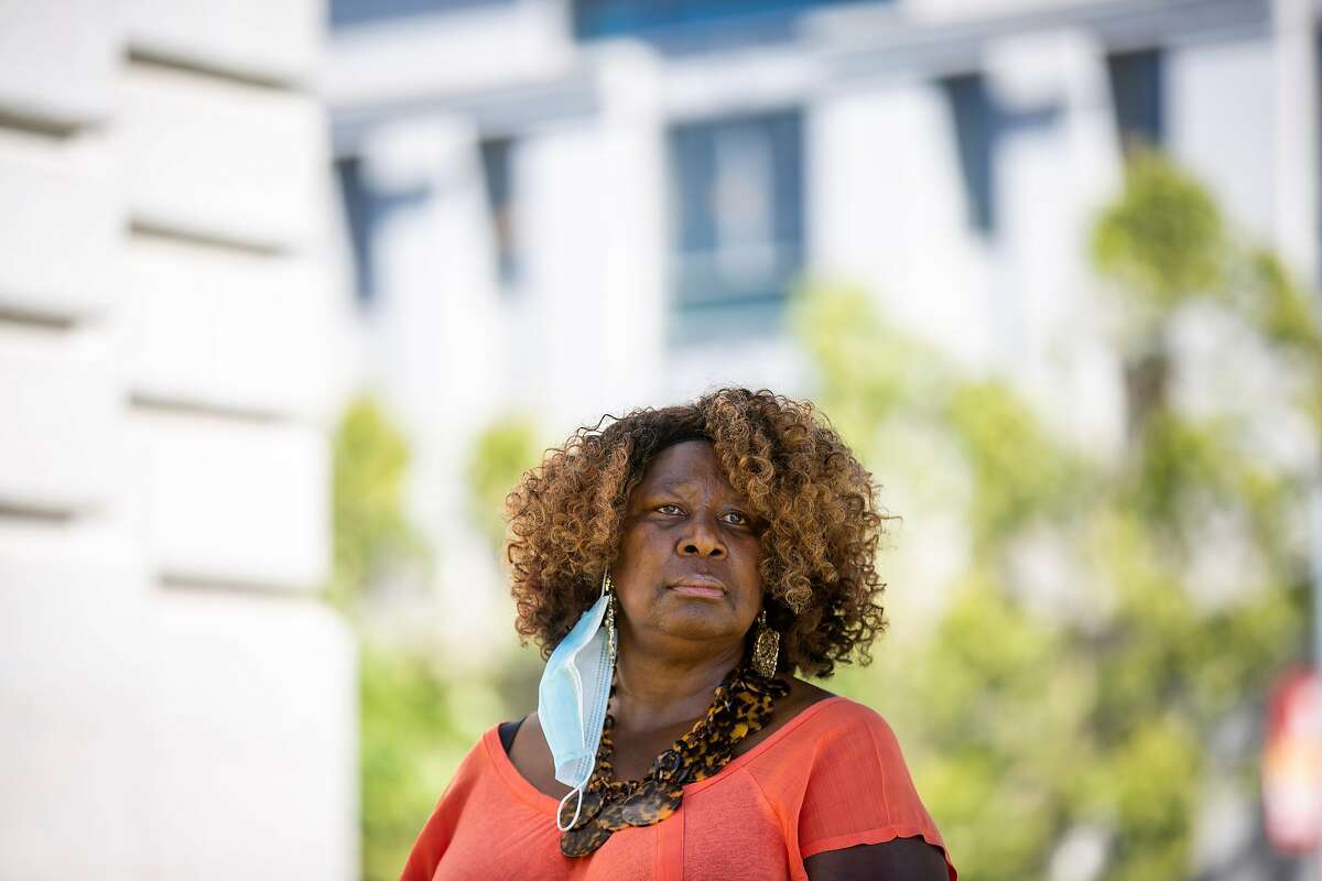 A portrait of Phelicia Jones on Tuesday, June 9, 2020, in San Francisco, Calif. Jones is the founder of the Wealth and Disparities in the Black Community organization.