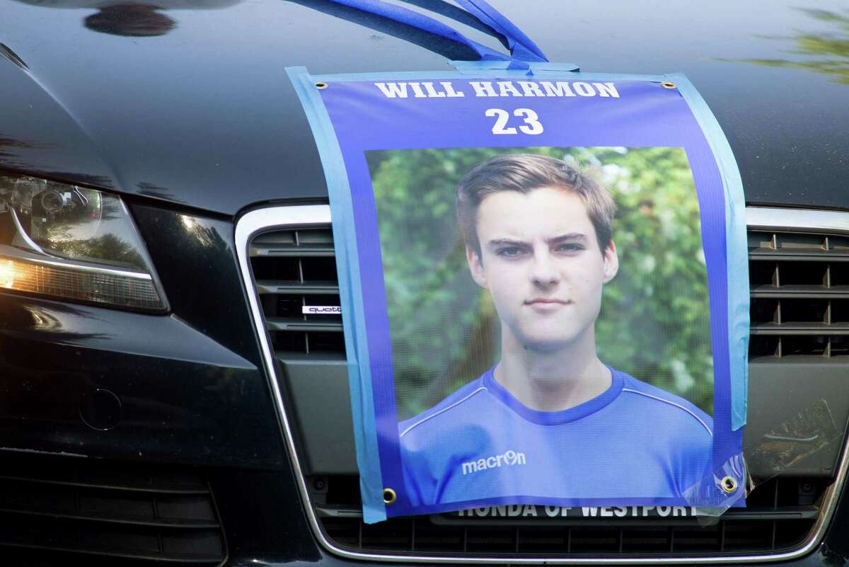 Darien High held a wave-through graduation car parade for the Class of 2020 seniors on the morning of June 12, after postponing it due to weather from June 11.