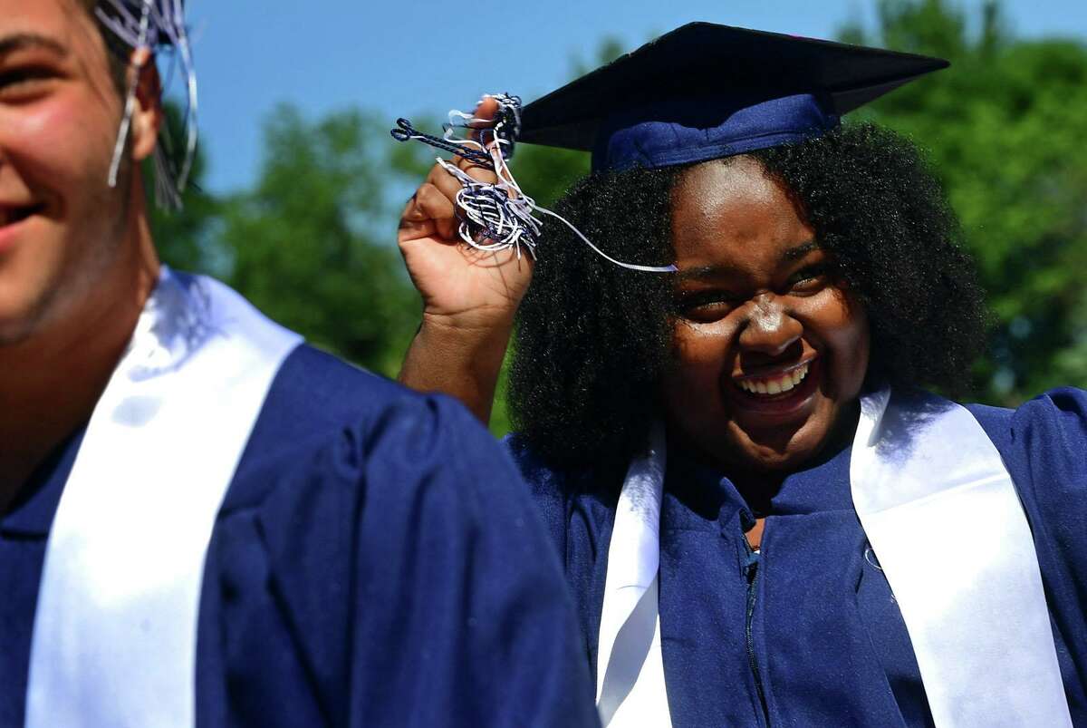 Westport celebrates Staples graduates with car parade