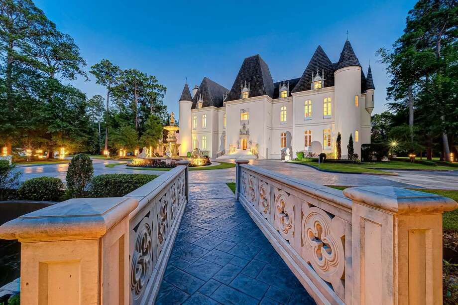 This 37,000-square-foot estate in Champions was originally built as a single-family residence. A subsequent owner turned it into an event venue called Chateau Cocomar. Photo: Good Karrot