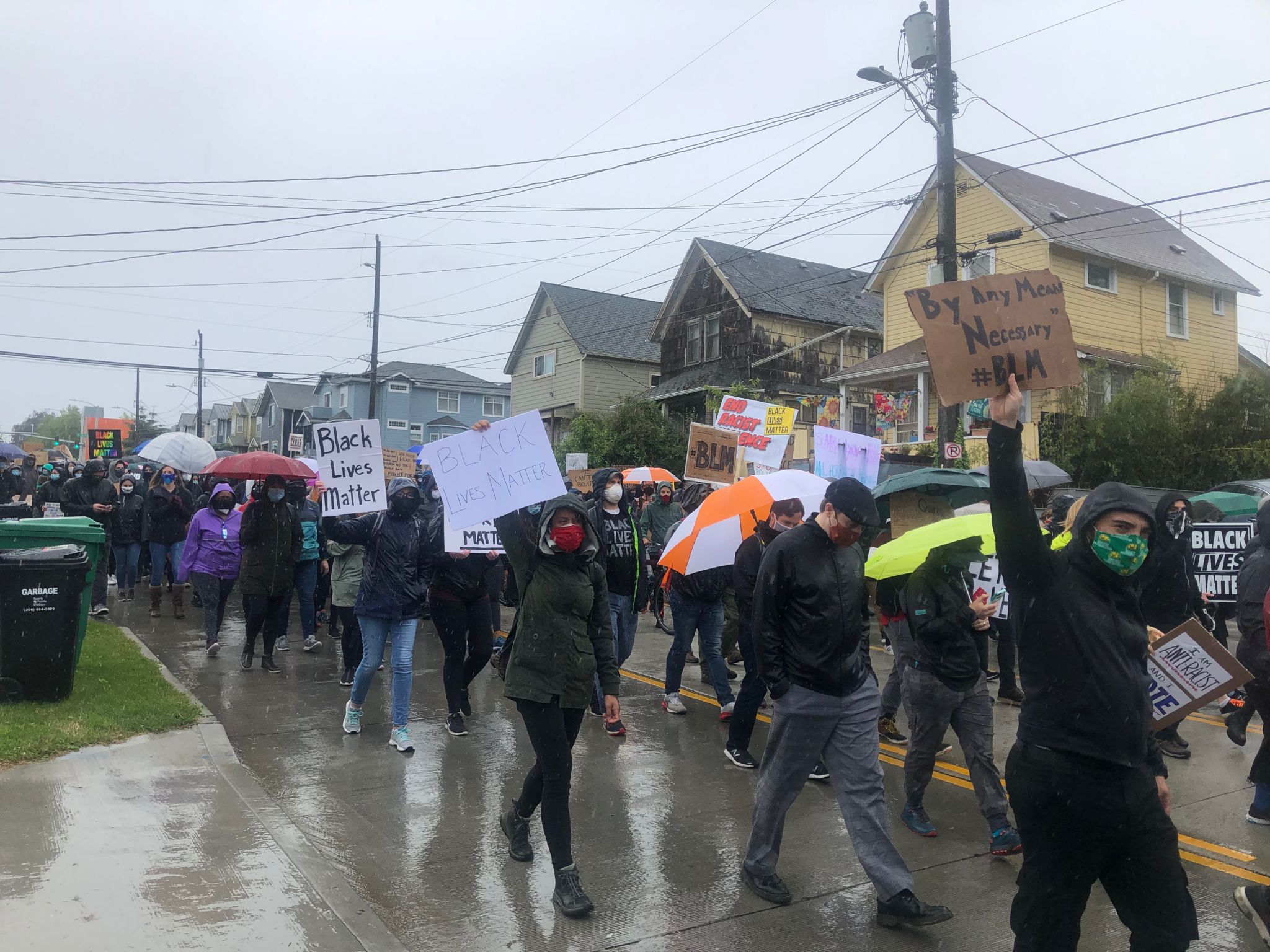 Thousands in Seattle march in silence to honor lives lost, fight