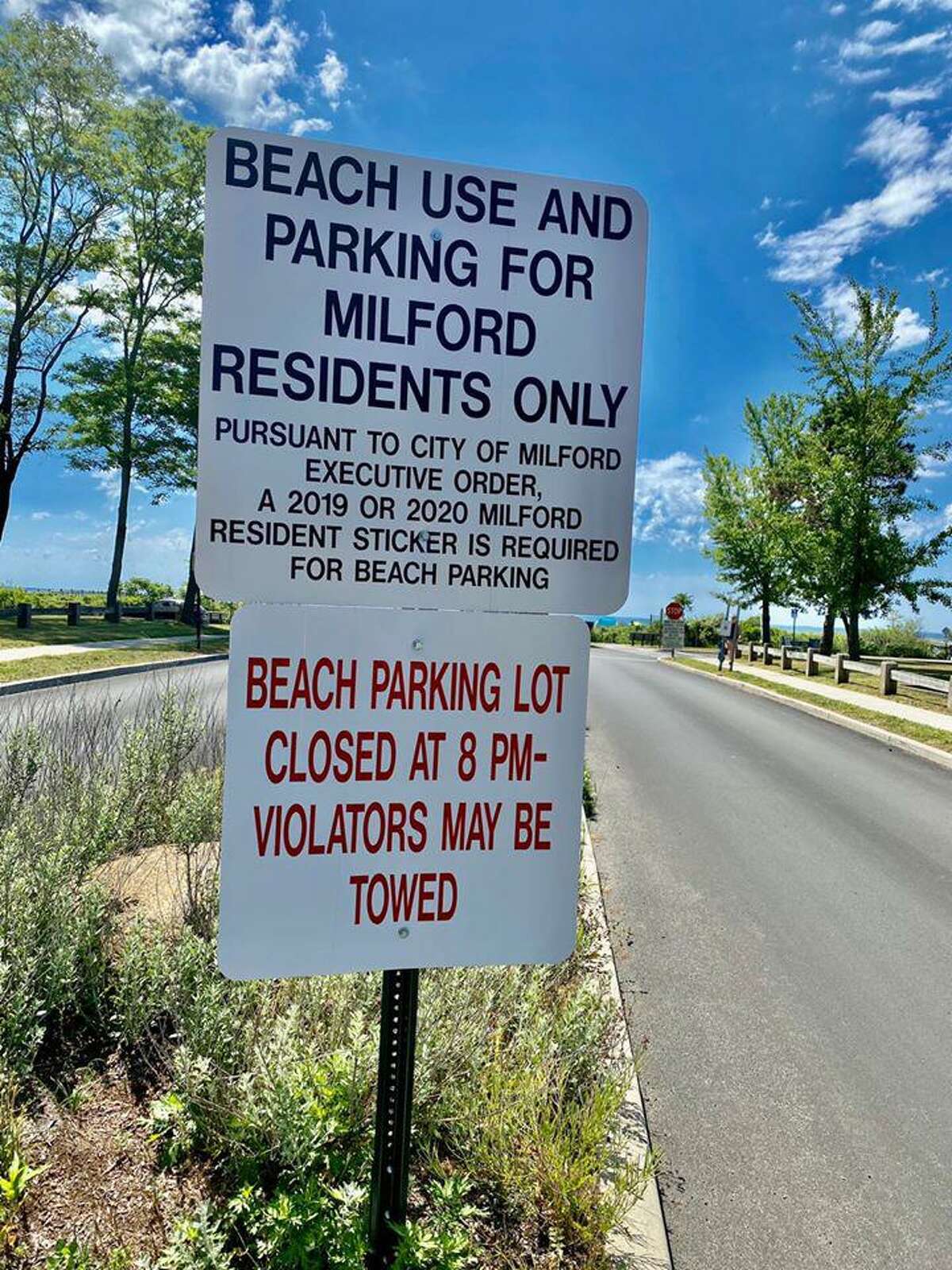 Ordinance Milford residents only at city beaches