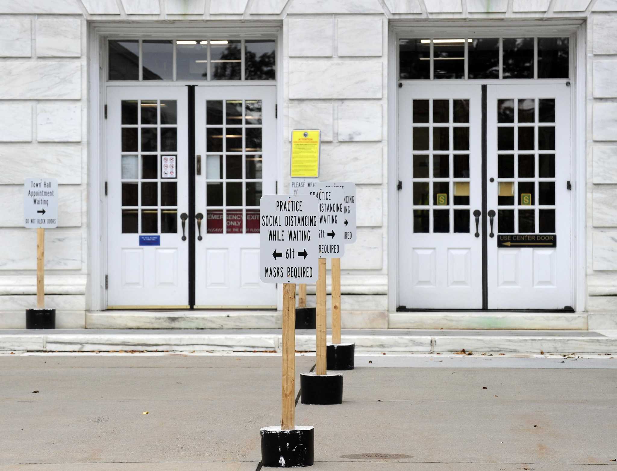 Sign Of The Times At Greenwich Town Hall