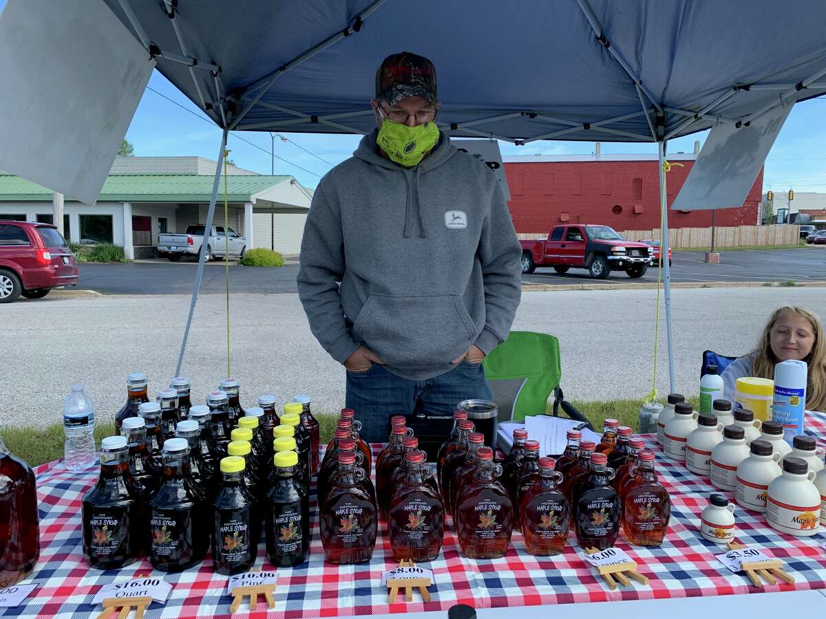 Local area farmers' markets opened this past weekend, June 13, with limited booths, and social distancing restrictions in place. Masks and hand sanitizer were made available for visitors. Evart and Reed City farmers' markets will be open Saturdays through October.