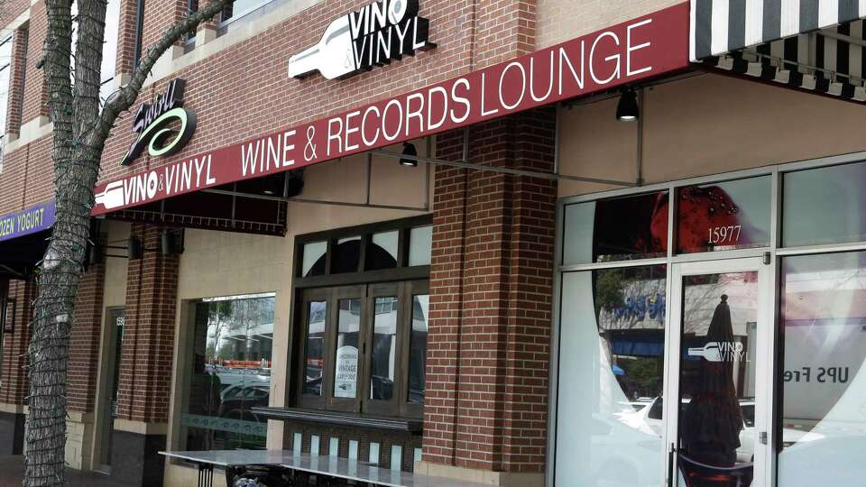 Vino & Vinyl, in Sugar Land's Town Square.