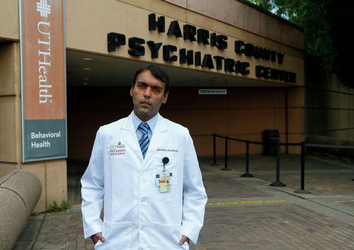 Dr. Lokesh Shahani, psychiatrist at McGovern Medical School at UTHealth, poses for a photograph Tuesday, June 16, 2020, in Houston.