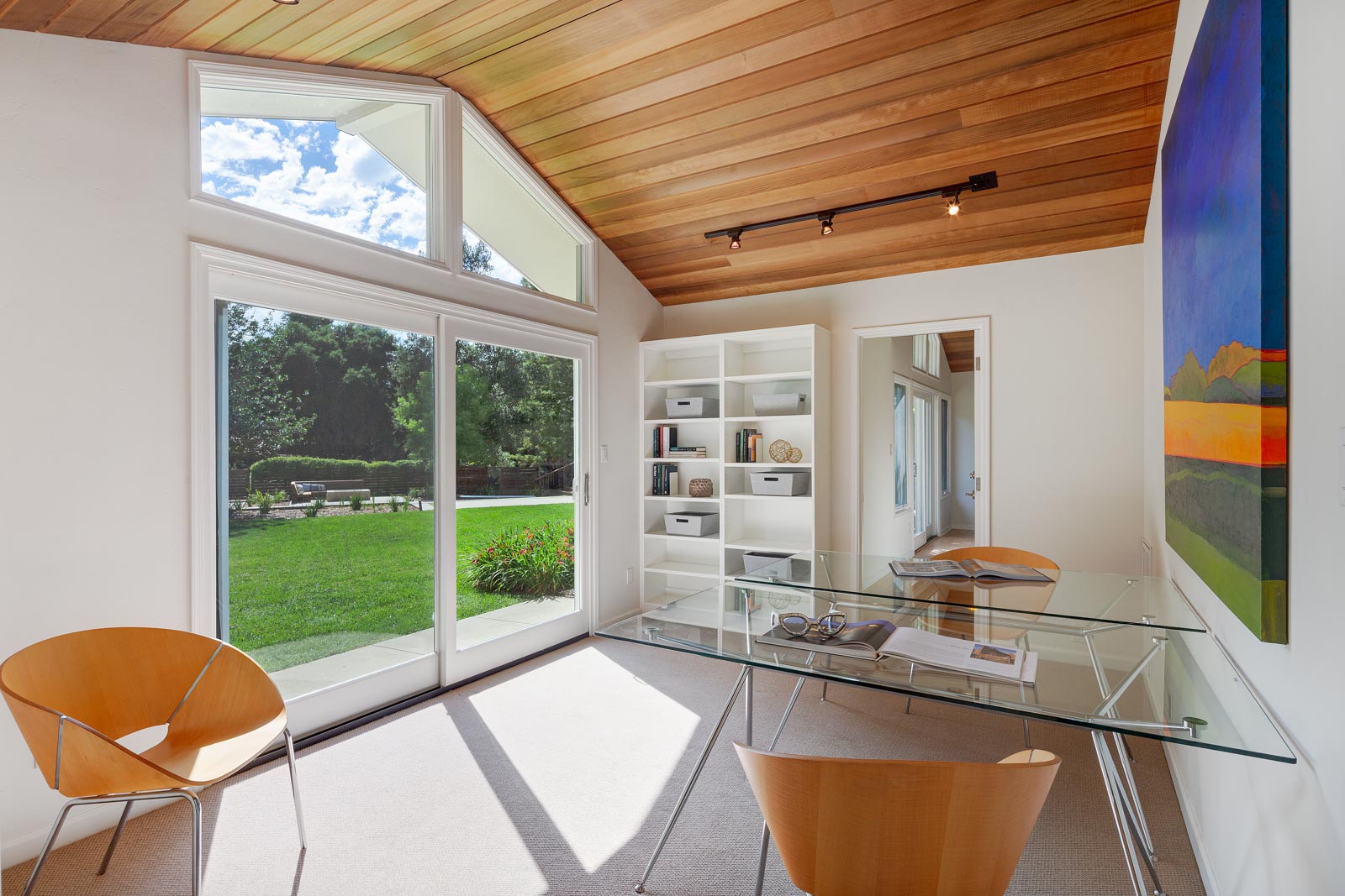 The home also has an office.