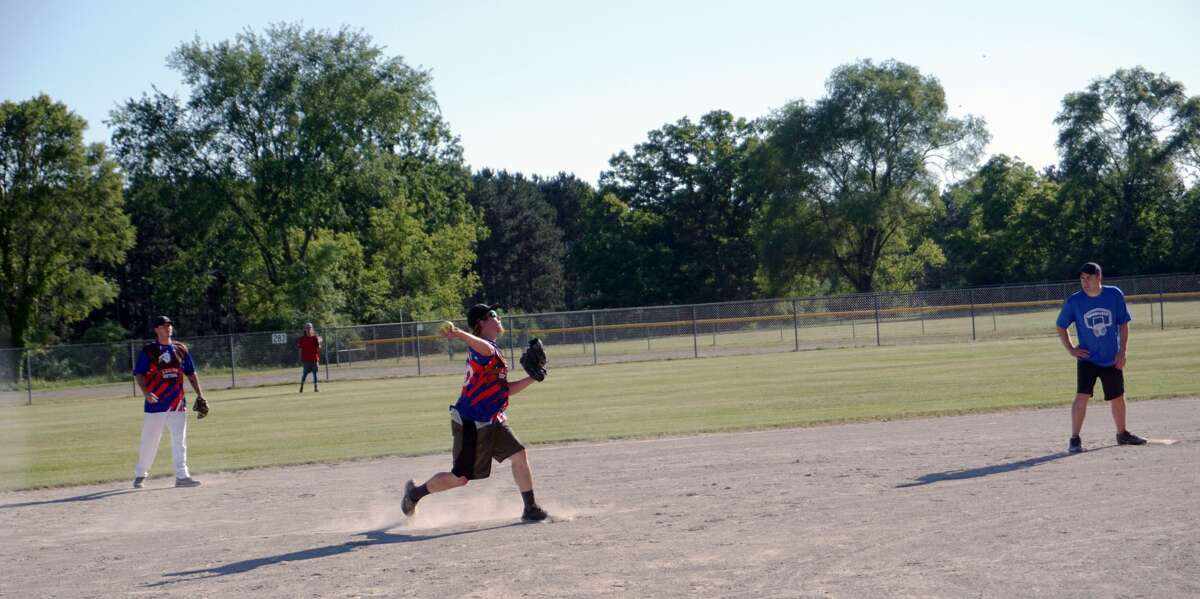 Play ball Slowpitch softball league gets underway
