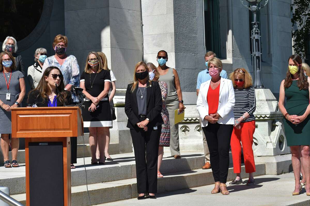 Rep. Devlin working together with other female legislators and the governor on the safety of nursing homes.