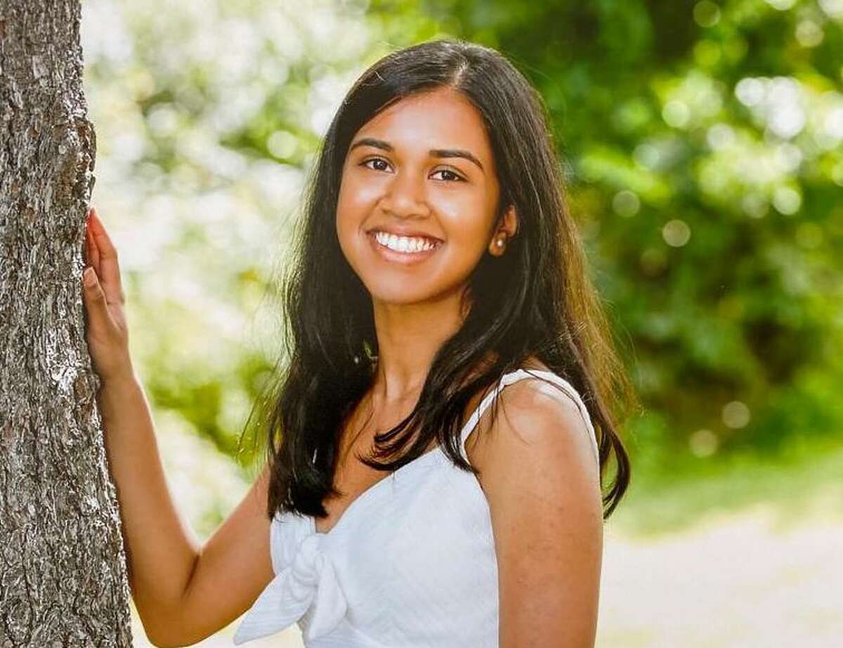 Trisha N. Mhatre of Wilton has recieved a $1,000 Silvermine scholarship and the Whitney Sherman Award for facing extraordinary challenges with courage and determination.