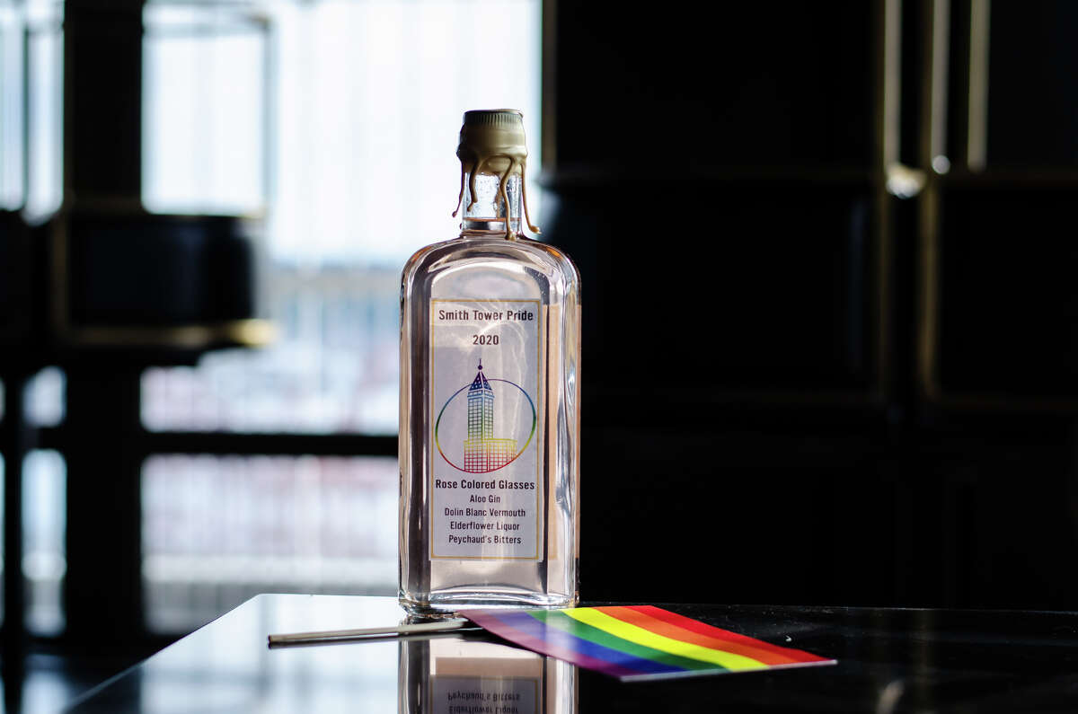Smith Tower is taking things to new heights... Smith Tower recently announced their PRIDE cocktail to benefit the Trevor Project. The “Rose Colored Glasses” PRIDE Cocktail is available as a single cocktail for $16 in The Observatory or a 750ml (8 drinks) to-go bottle for $88. A portion of the proceeds from each purchase directly benefit the Trevor Project. Ingredients: Aloo Gin Dolin Rough Vermouth Elderflower Liquor Peychaud's Bitters