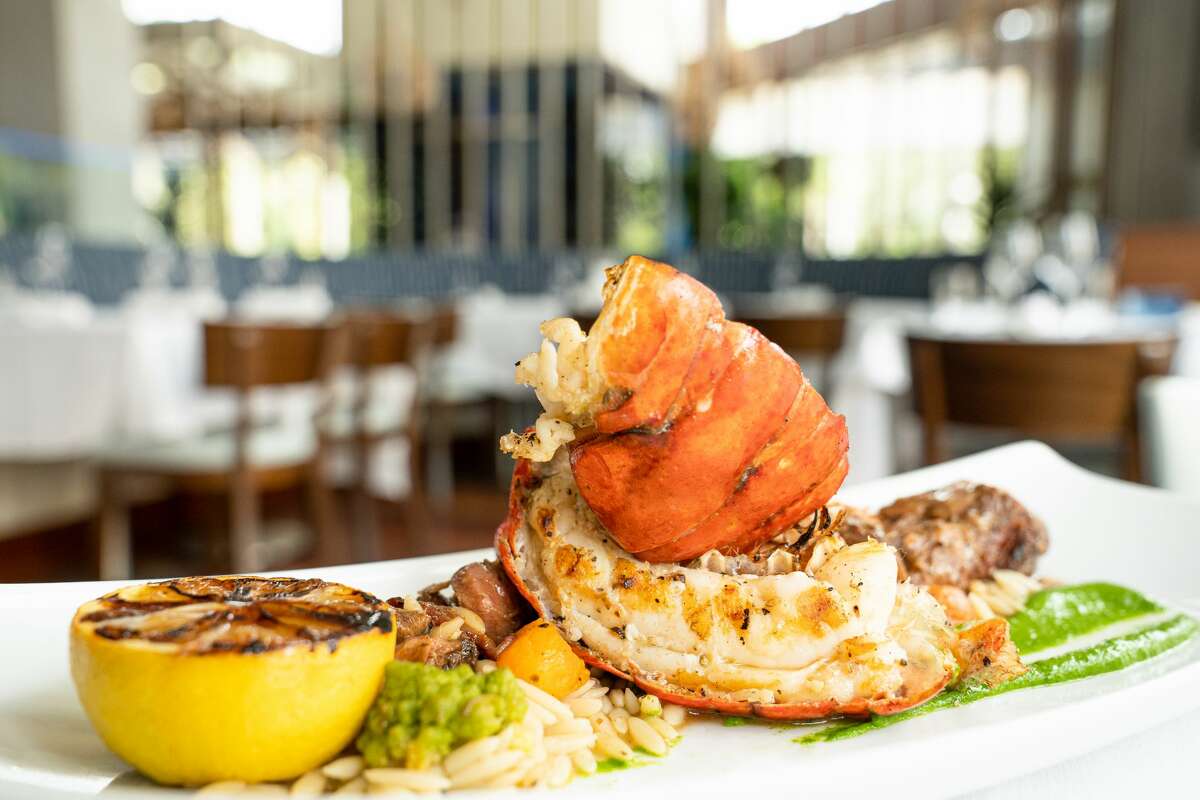 A lobster dish at Ouzo Bay.