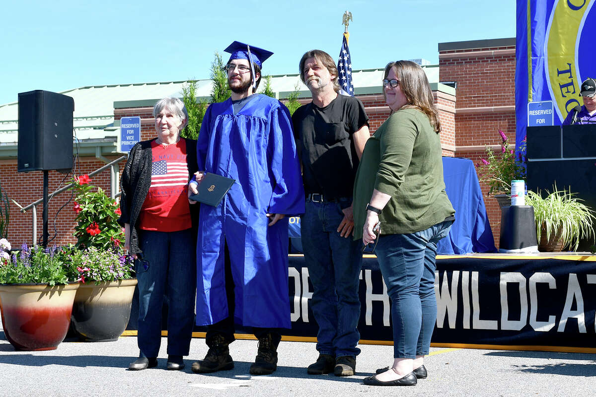 In Pictures: The Oliver Wolcott Technical High School, Class of 2020, held their first set of two days of graduations for each shop. The Automotive Class commenced at 9 am, Thursday, June 18,2020.