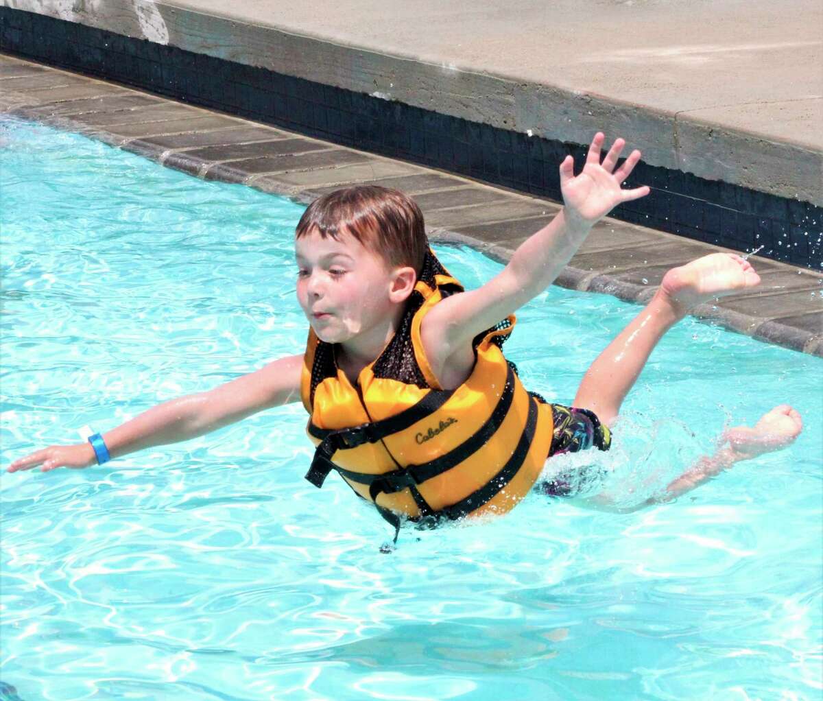 As temperatures spiked to the low 90s, residents in the Upper Thumb rejoiced as the Helen Stevens Memorial Pool opened for the season. (Sara Eisinger/Huron Daily Tribune)