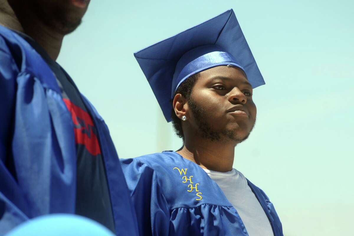 Photos: In blue and yellow, Harding High graduates receive diplomas in