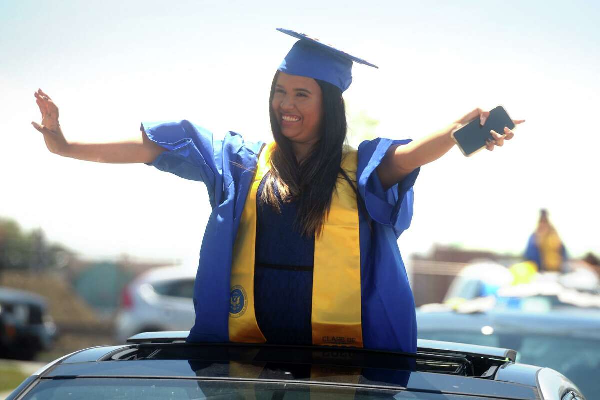 Photos: In blue and yellow, Harding High graduates receive diplomas in