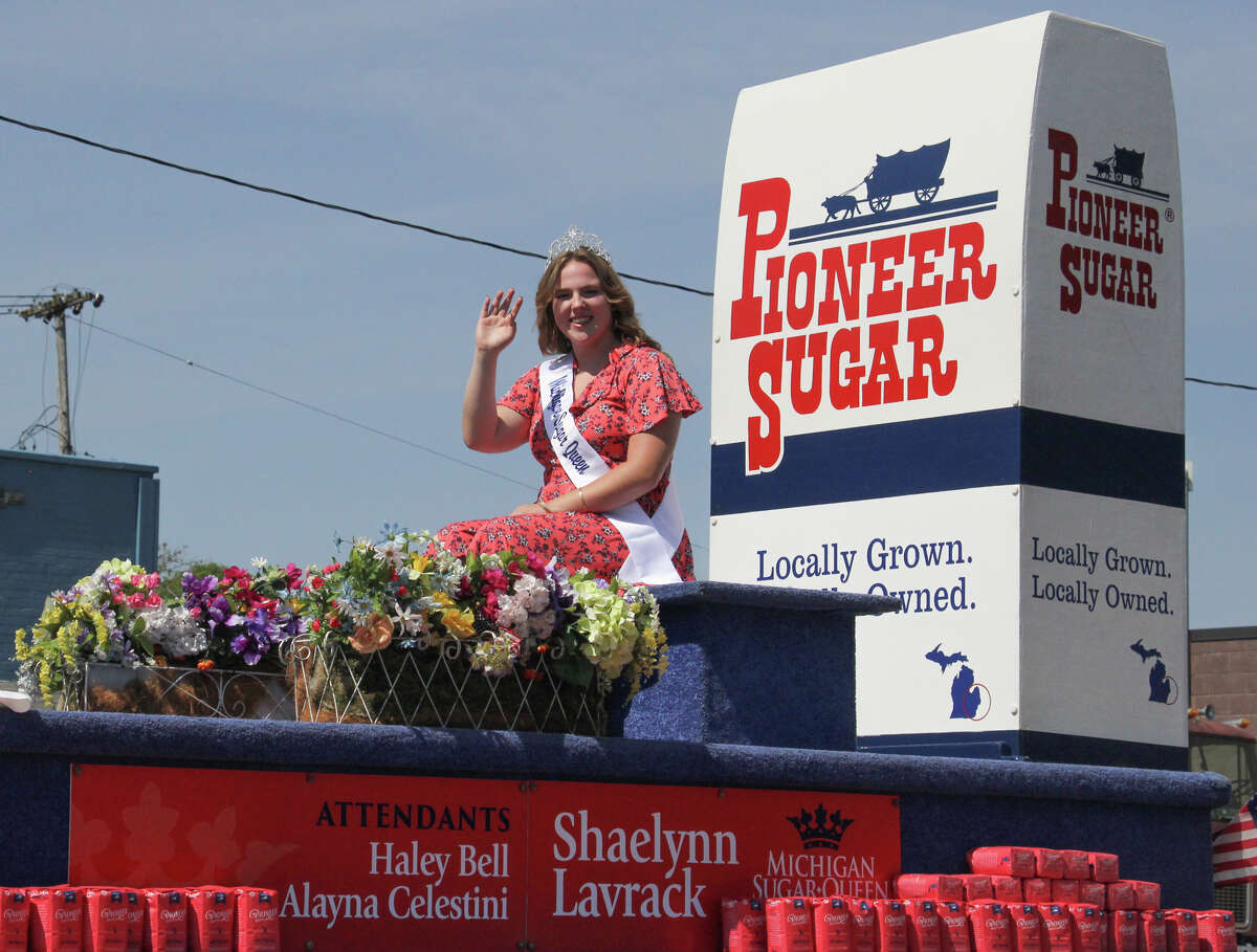 In place of the Grand Parade, the Michigan Sugar Company hosted its own mini-parade though Sebewaing on Saturday morning. The parade featured Sebewaing firefighters, police, EMS and the newly crowned 2020 Michigan Sugar Queen and attendants.