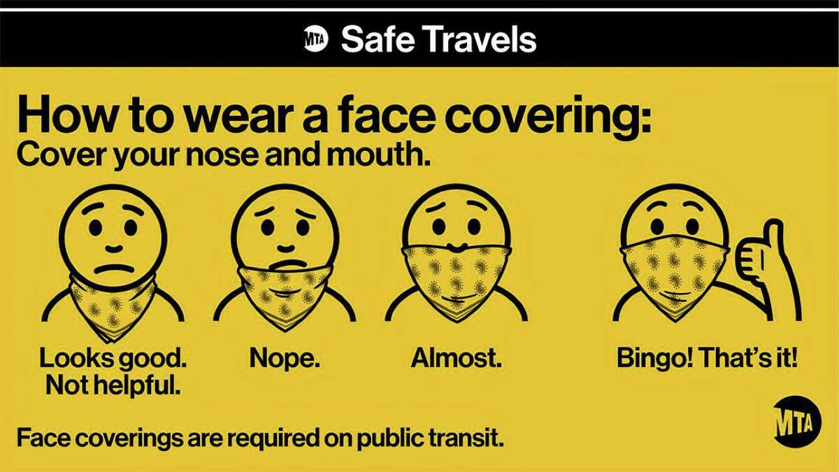 MTA face coverings PSA.