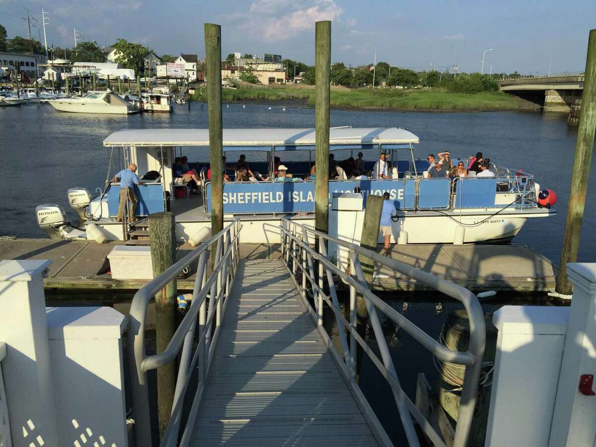 The Seaport Association invites you to take a scenic Norwalk Harbor cruise. Among the sights you'll enjoy are three lighthouses, including the Sheffield Island Lighthouse.