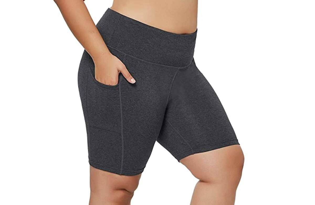BALEAF Women's High Waist Compression Exercise Shorts Price: $20.99 to $43.99 (Available in 33 styles) Women's shorts (or pants in general) with functional pockets are practically a myth, but these BALEAF Women's High Waist Compression Exercise Shorts show the legends are true. There are 33 styles to choose from, varying in color, size and cut. The tight side pocket is perfect for slipping your phone, keys, or a credit card inside for safe storage on a run.