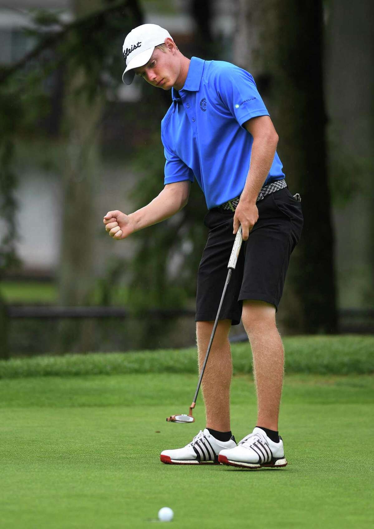 Chris Fosdick, seen here in 2019, advanced to the final of the State Amateur on Wednesday.