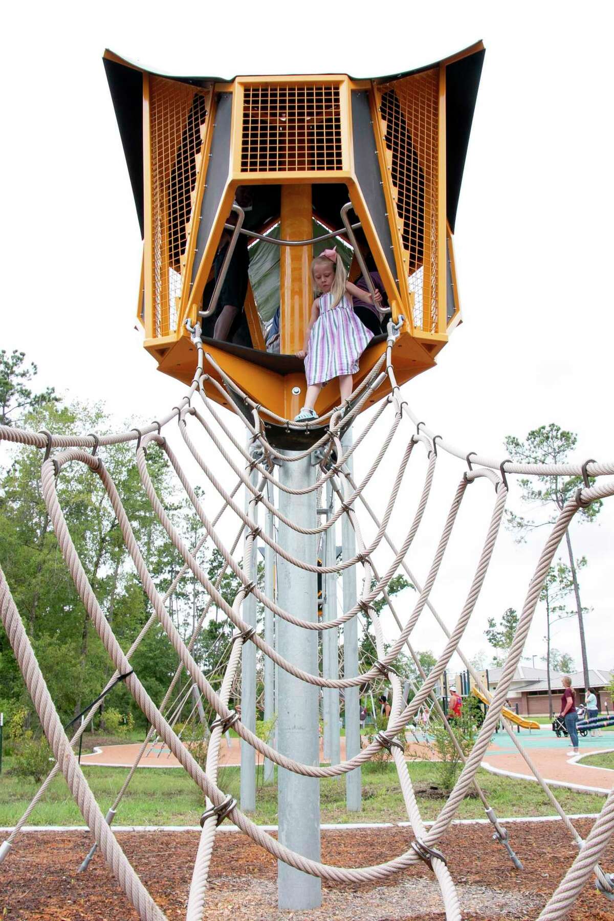 Highly anticipated 11.5 million Atascocita Park opened today despite gloomy weather