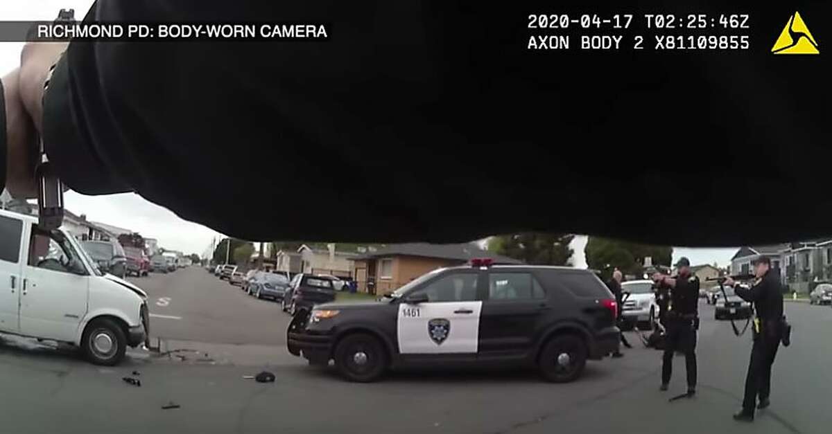 Richmond and Oakland police released audio and video recordings of related to the officer-involved shooting that killed 24-year-old Juan Ayon-Barraza. He was suspected of kidnapping and shooting a Vallejo woman before ramming a van into officers.
