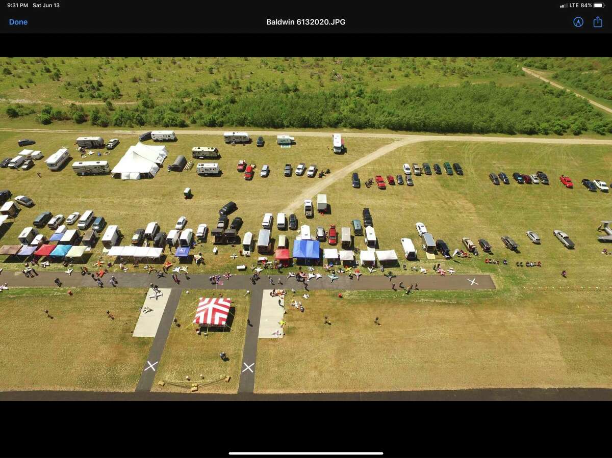 The Lake County Modelers and Flyers Radio Controlled (RC) Club had its three-day event June 11-13 at Baldwin Airport..It was a record spectator turnout in the event's seven-year history. (Courtesy photo)