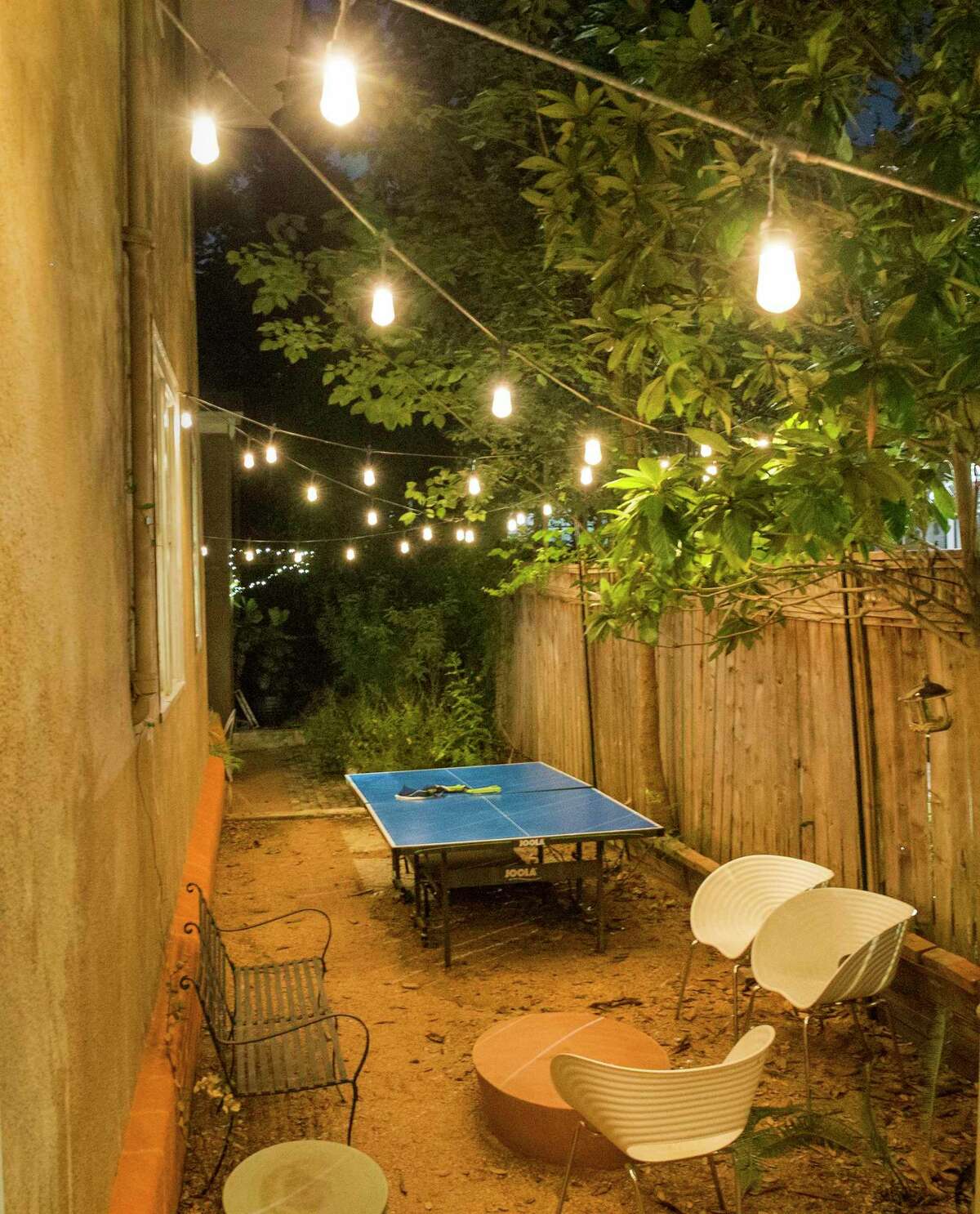 LIGHTING IS EVERYTHING Hanging lights are an easy way to spruce up any outdoor space and will set a more romantic and fun tone.