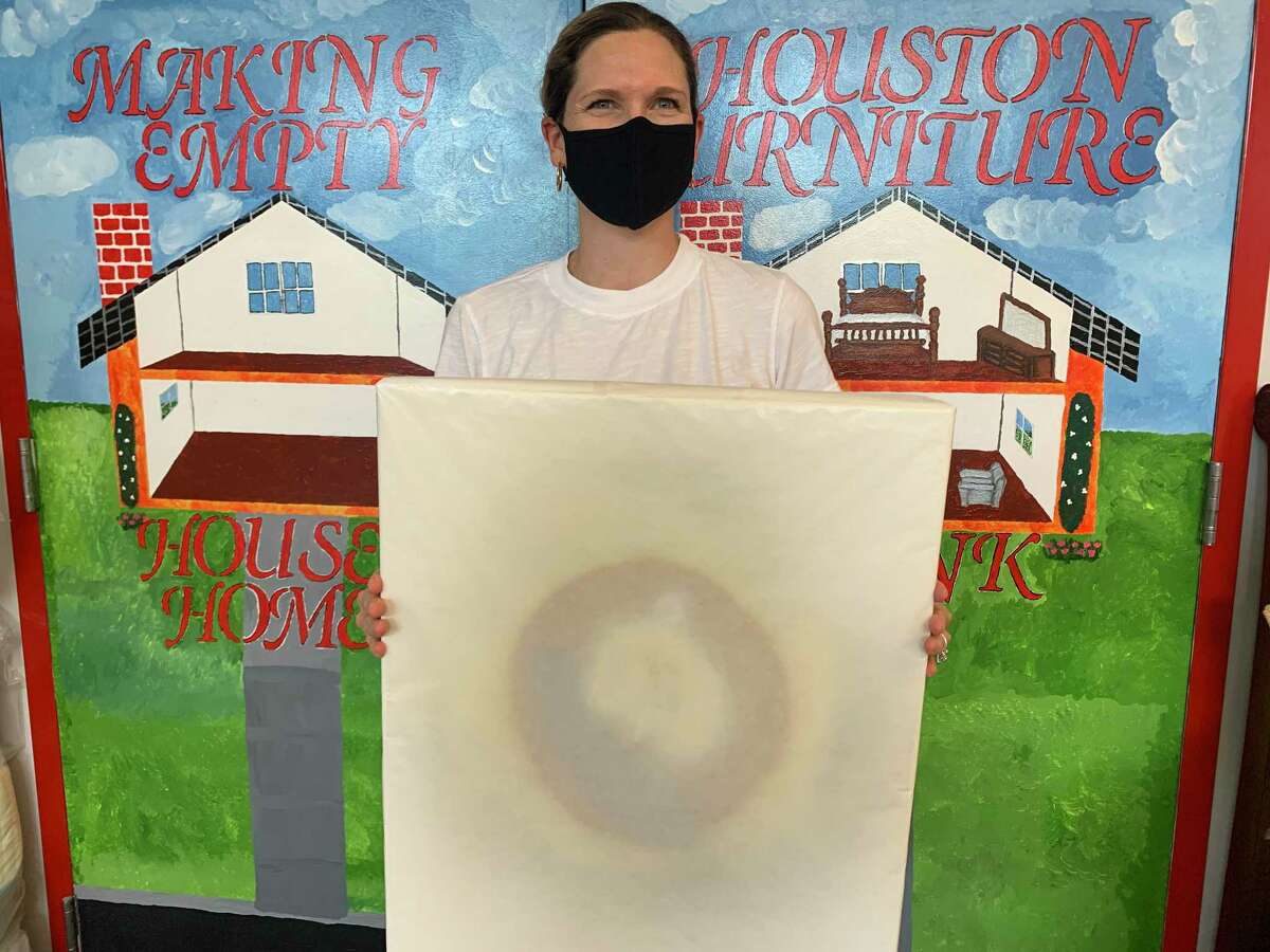 Emily Dingmann’s “Golden Zen II” piece will be part of the Art for All auction.