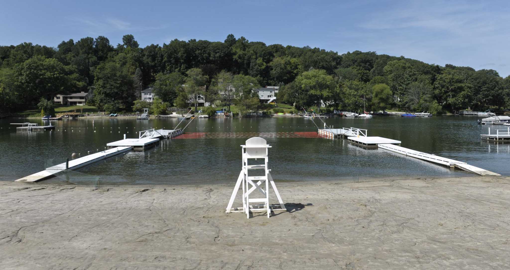 Brookfield’s town beach reopens