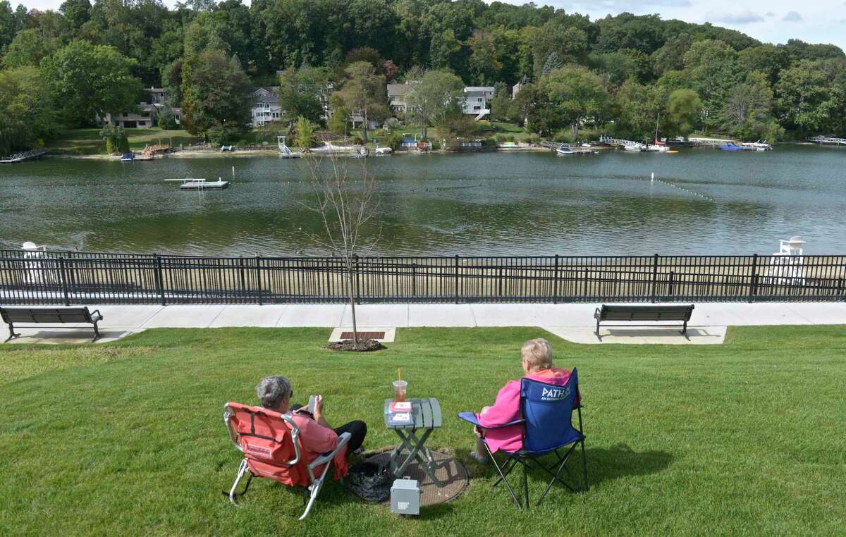 Brookfield’s town beach reopens