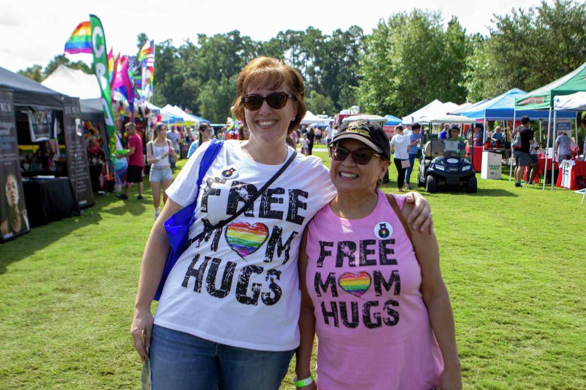 Parents showed support for LGBT youth during The Woodlands Pride Festival on Saturday, September 28, 2019 at Town Green Park in The Woodlands.