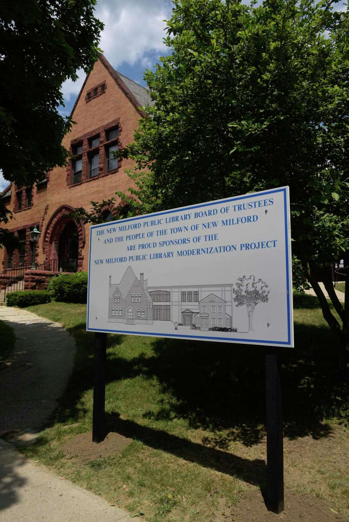 Construction begins at New Milford Public Library