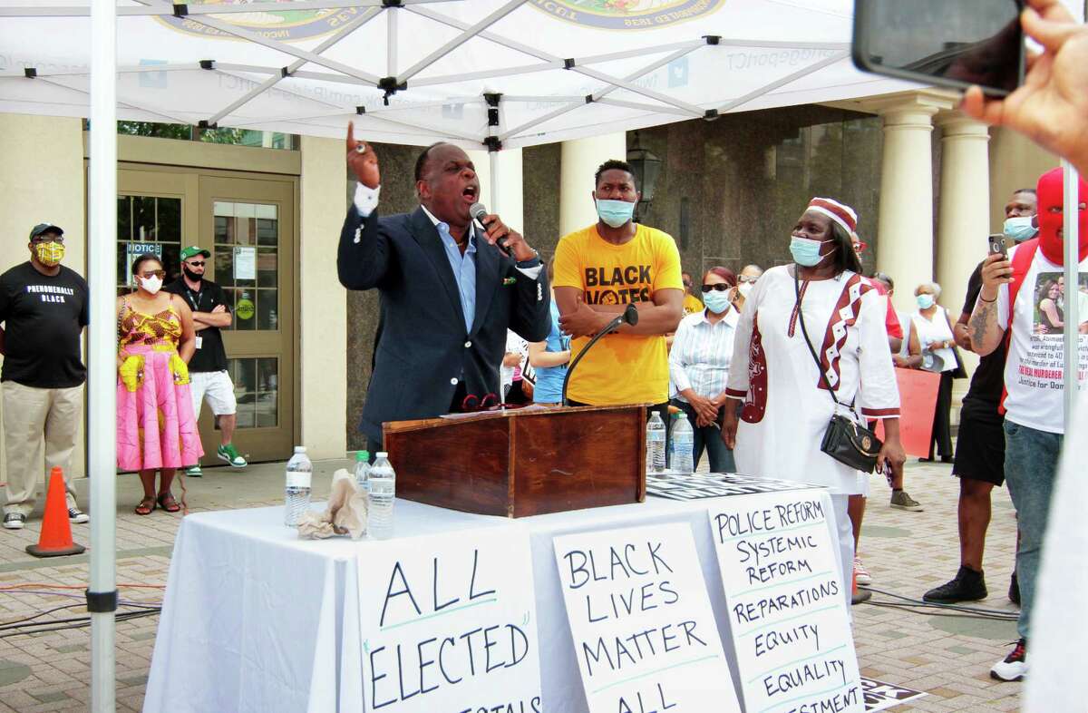 250 participated in community march from Stratford Avenue to Broad Street