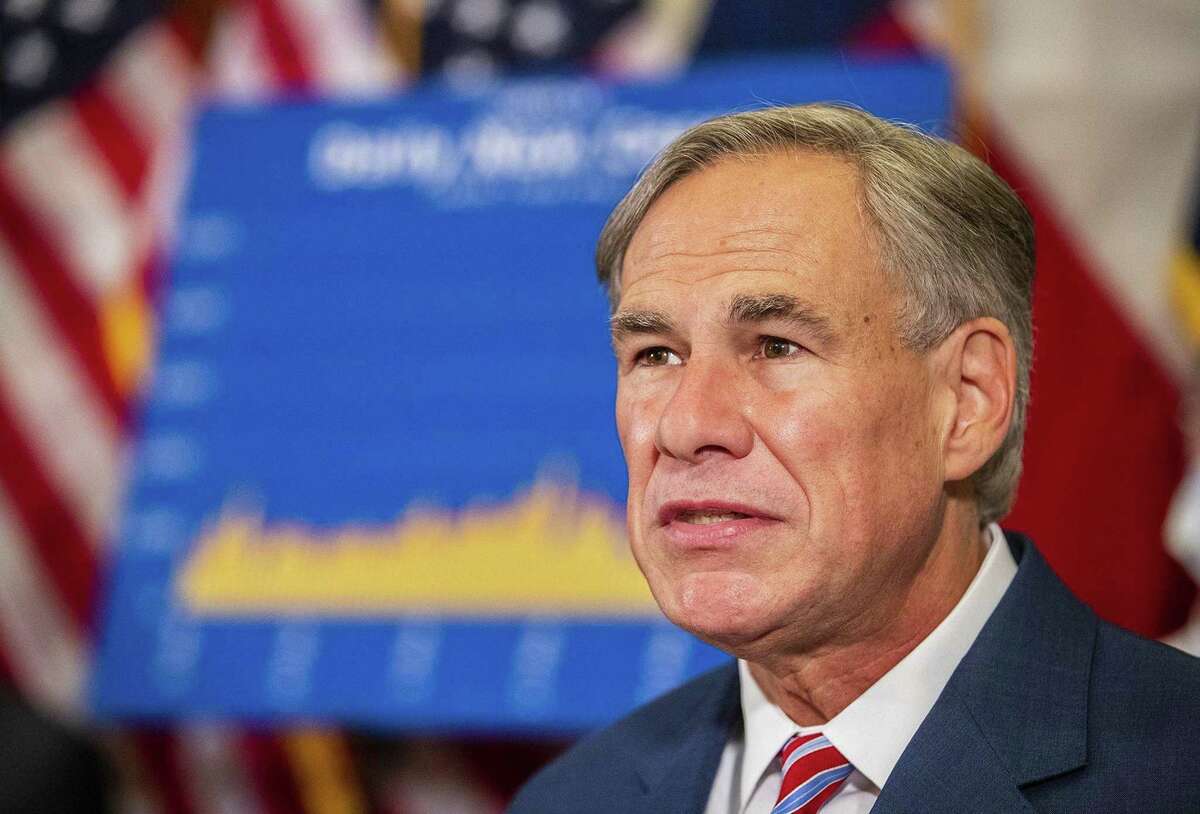 Texas Gov. Greg Abbott on Monday, June 22, 2020. Abbott on Friday closed bars, ordered restaurants to return to half capacity, and took other measures against the state's rise in coronavirus infections. (Ricardo B. Brazziell/Austin American-Statesman/TNS)