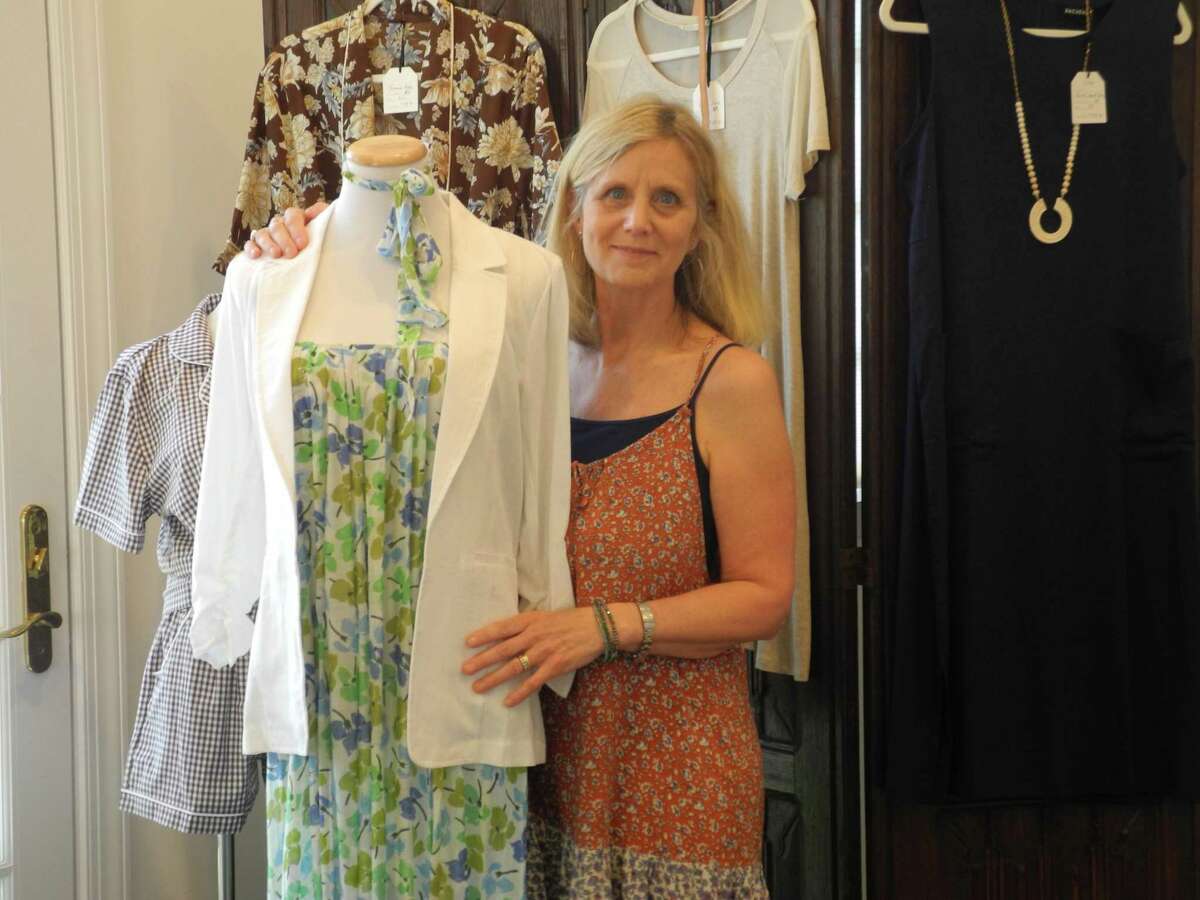 Andrea McLaughlin opened her women's clothing store June 2, 2020, at 5 River Road in Wilton, CT. Her selection includes clothing, accessories and gifts.