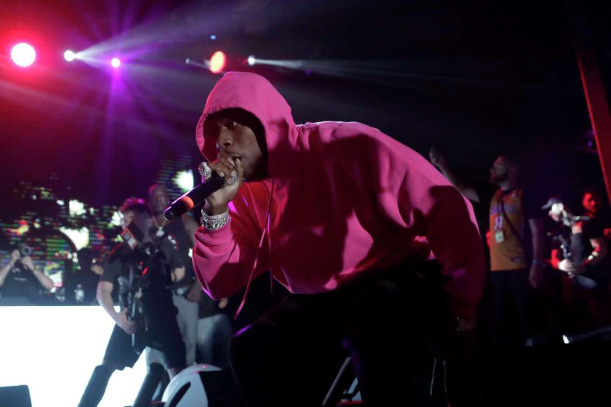 DaBaby performs in Jult 2020. The rapper uncorked some homophbic statements in 2020 but guess who played at Albany Capital Center this past November at a show where tickets went for close to $80 a pop?. (AP Photo/Lynne Sladky, File)