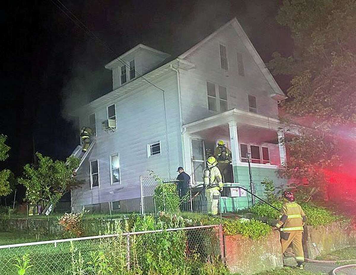 Six people - including four police officers - were hospitalized after a fire at a Hill Street home on June 24, 2020. One resident, a 91-year-old man, has died of his injuries.