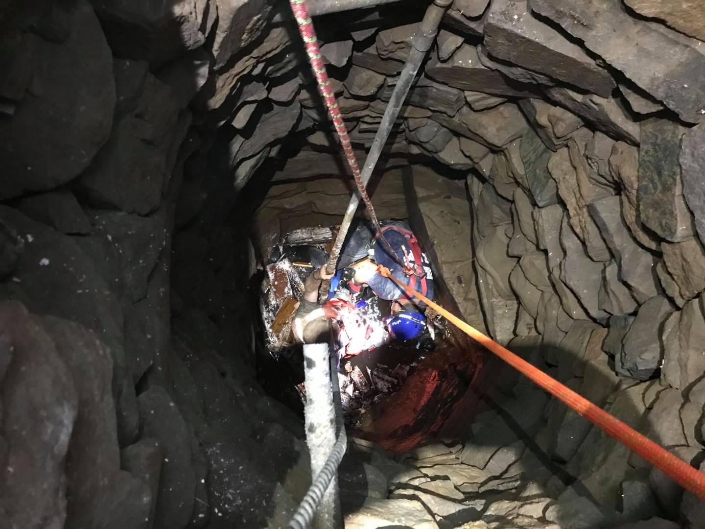 Firefighters rescue man who fell into well beneath Guilford home