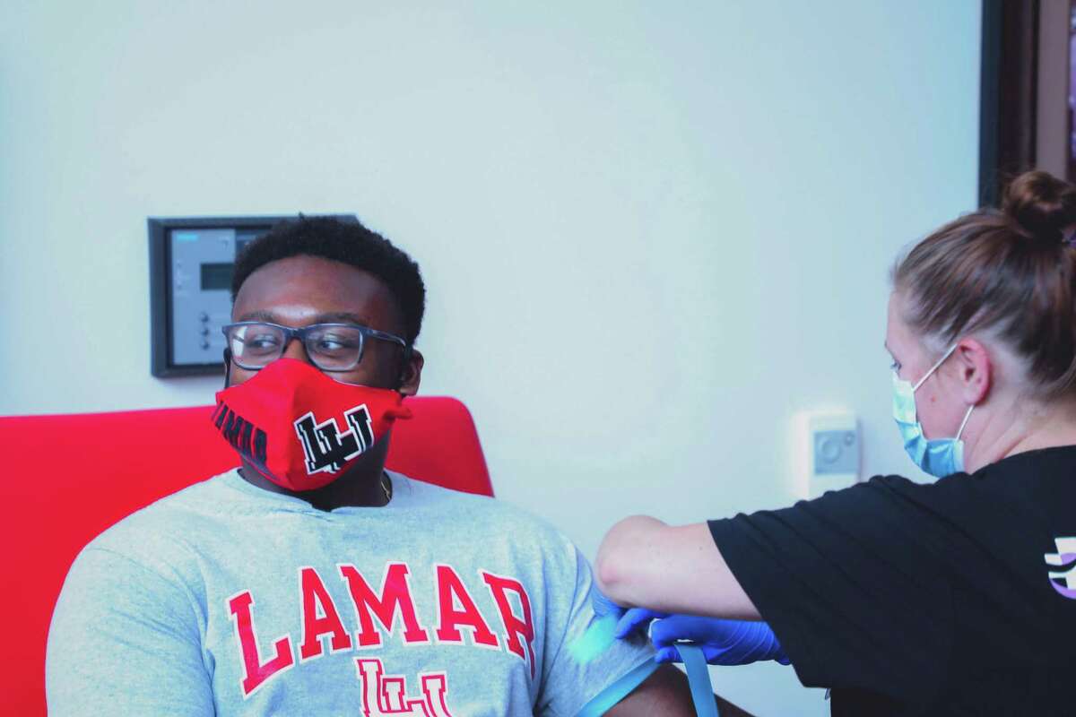 Lamar football players reporting to the Dauphin Athletic Complex Monday were met with a heavy set of coronavirus protocols.