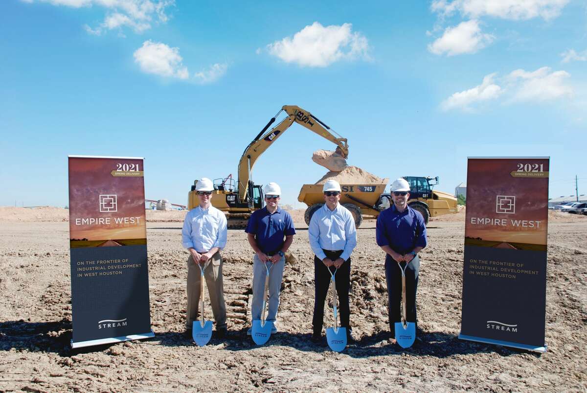 Stream Realty Partners broke ground on the Empire West Business Park on Interstate 10 just west of Woods Road in Brookshire.